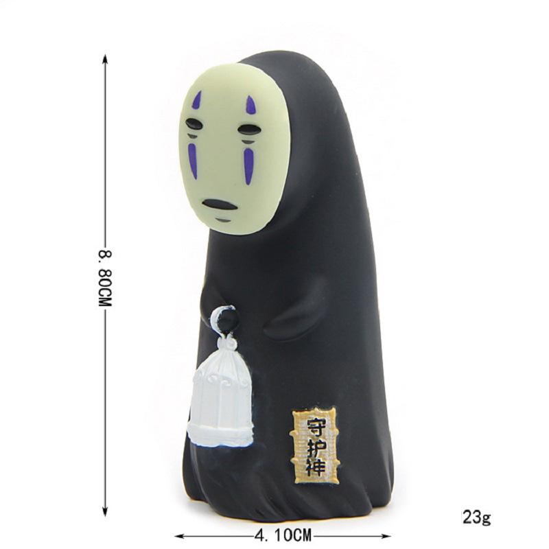 Anime Chihiro Spirited Away Cake Decoration No Face Faceless Man Action Figures With Premium Quality Resin
