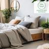 Flannel fitted sheet 200x220 SOFT warm FLANNEL ecru color