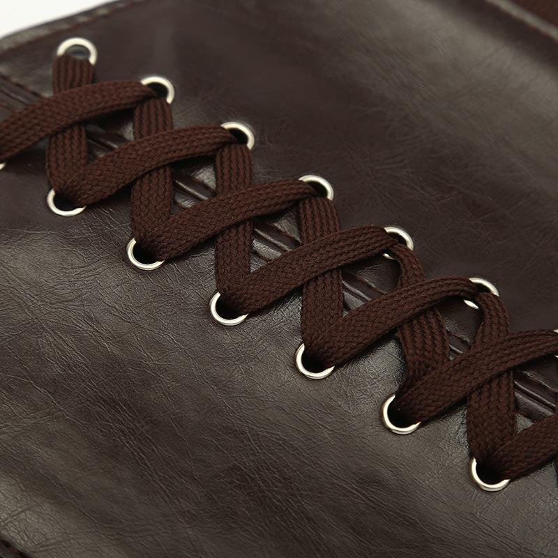 Corset de modă Curele late din piele artificială pentru slăbire, centură de modelare a corpului pentru femei, elastică, strânsă, talie înaltă, pentru purtarea zilnică