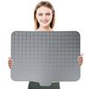 Silicone Drain Mat Quick-Drying Design Raised Ridges Bottom Slope Dish Drainer Kitchen Dining Room Sink Organizer Mat