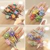 5 Pcs/set Cartoon Animals Flower Children Elastic Hair Rubber Bands Accessories For Girls Kids Scrunchies Tie Hair Rope Holder