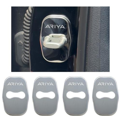

Haoshiianfa Совместимость с Nissan New Ariya (АРИЯ) Серия FE0 SNFE0 FE0 (Январь 2022 г. ~) Крышка дверного упора Только крышка дверного замка Нержавеющая сталь Co