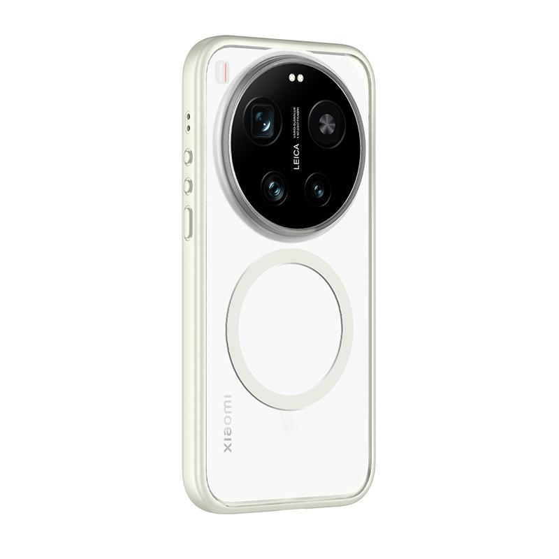 Applicable to Xiaomi Mi 11Ultra skin-sensitive armor matte magnetic mobile phone case Mi 11Ultra airbag anti-drop  cover
