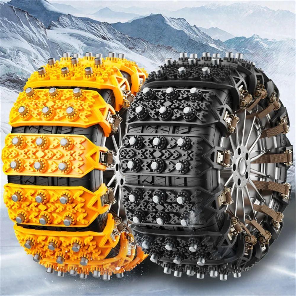 Universal Anti-skid Tire Chains Adjustable Auto Snow Wheels Belt Emergency Accessories