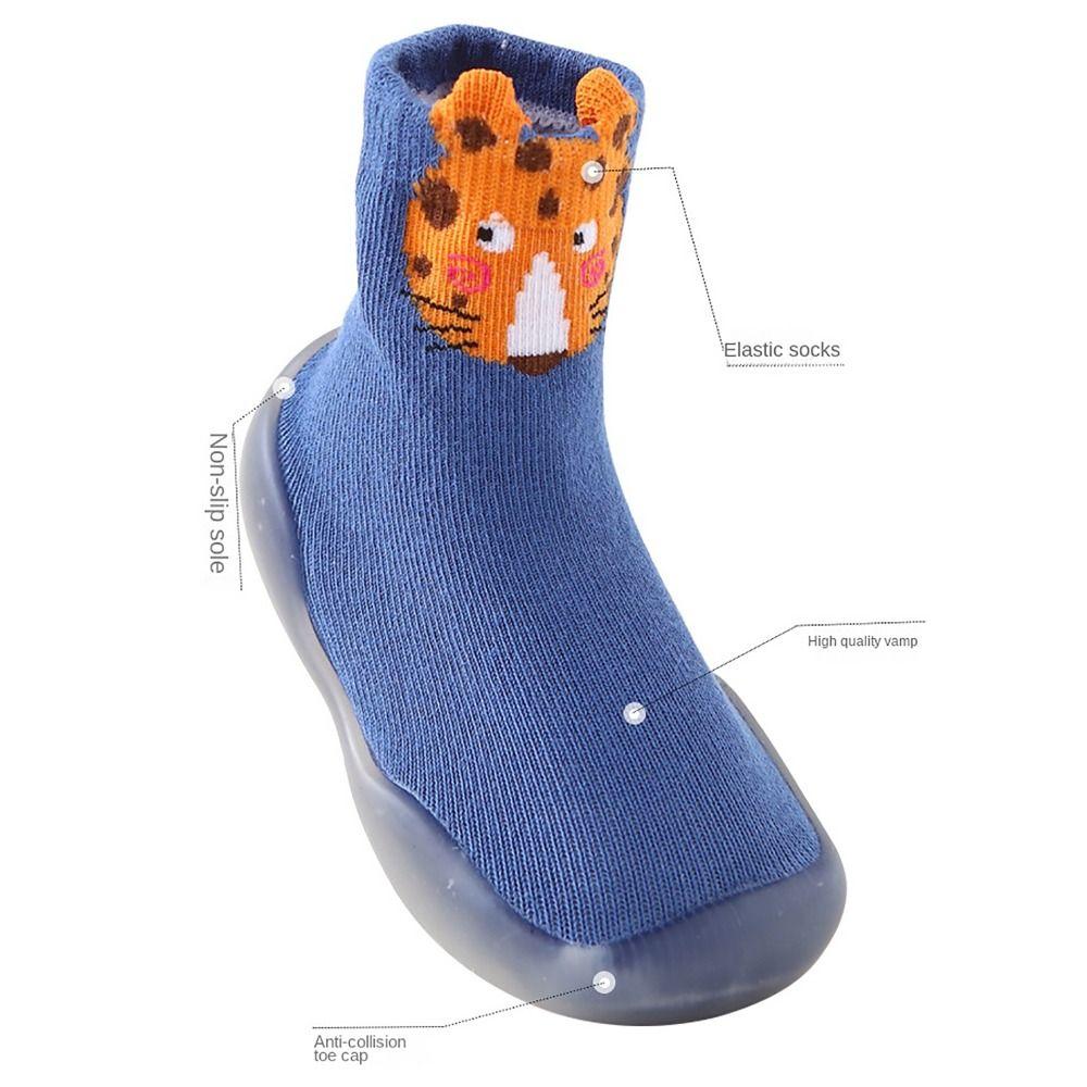 Knitting Anti-slip Footwear Wear-resistant Slipper Socks 2023 Indoor Walking Socks  Boys Girls