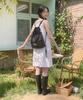 Masmarulez Ribbon Gym Sack_Check Black