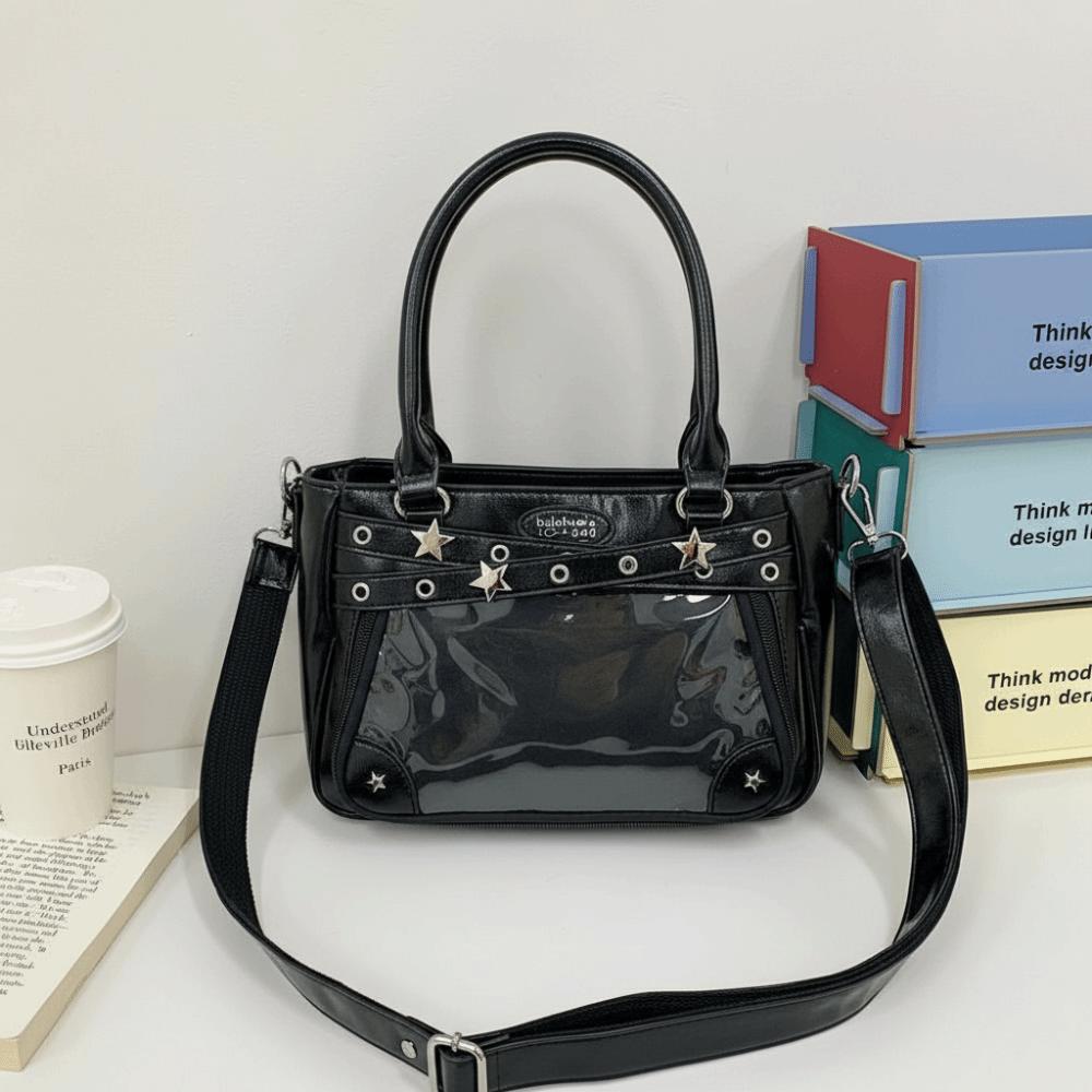 Harajuku Star Itabag Y2K PVC Transparent Shoulder Bag Creative Ulzzang Ita Bag  Gift