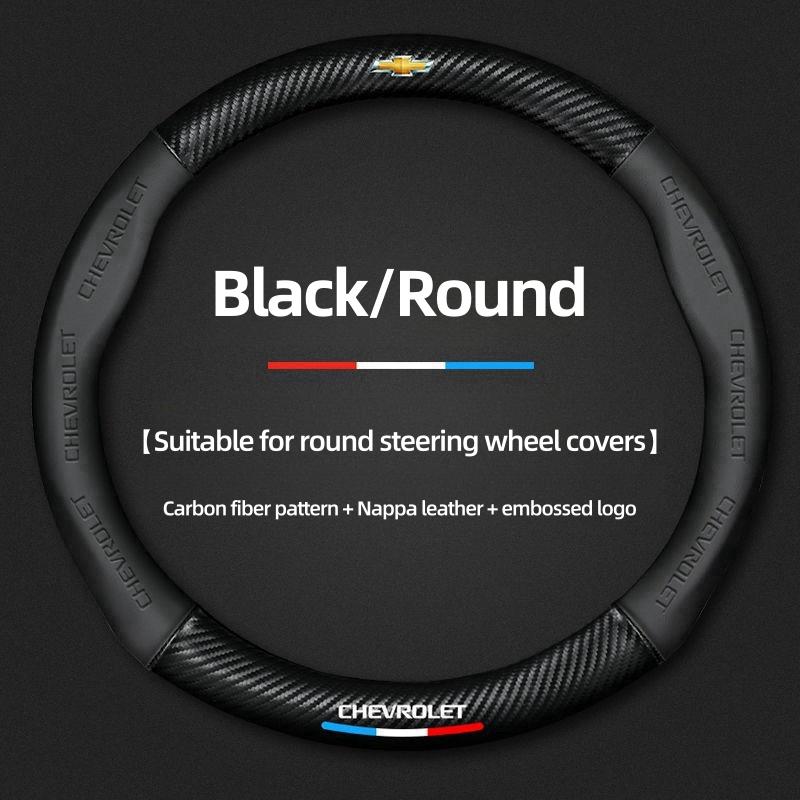 Car Steering Wheel Cover For Chevrolet Aveo Bolt Onix Cruze Spark Cavalier Colorado Lacetti Trailblazer Silverado Tahoe Traverse