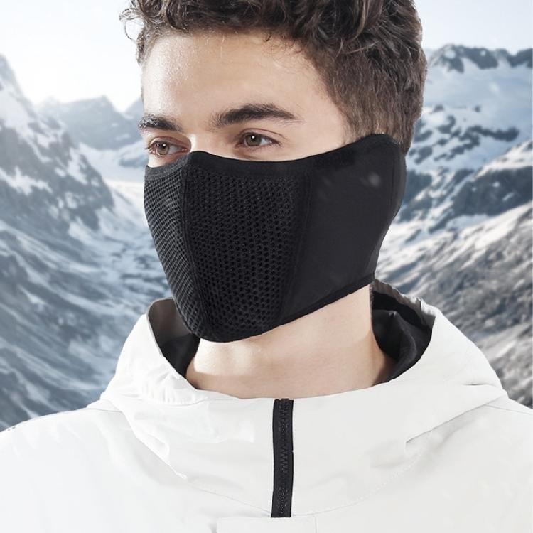 Windproof Biking Face Cover Cold Weather Cycling Mask Breathable Fleece Half Mask Cycling Accessories Enduring