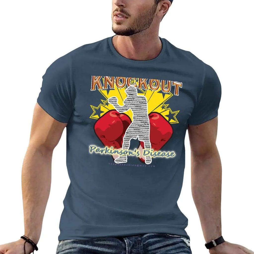 Parkinsons KO PD Boxer T-Shirt anime clothes Tee shirt cute clothes tees clothing