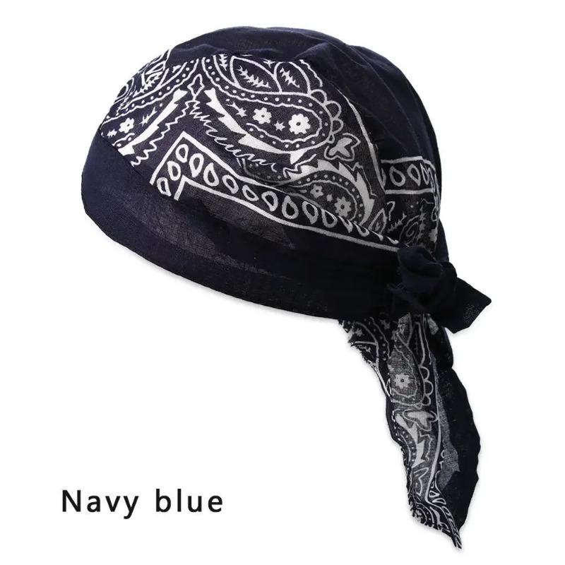 Men Women Quick Dry Headscarf  Pirate Hat Outdoor Sport Cycling Bandana Sweat Absorbant Cancer Chemo Cap Muslim Turban