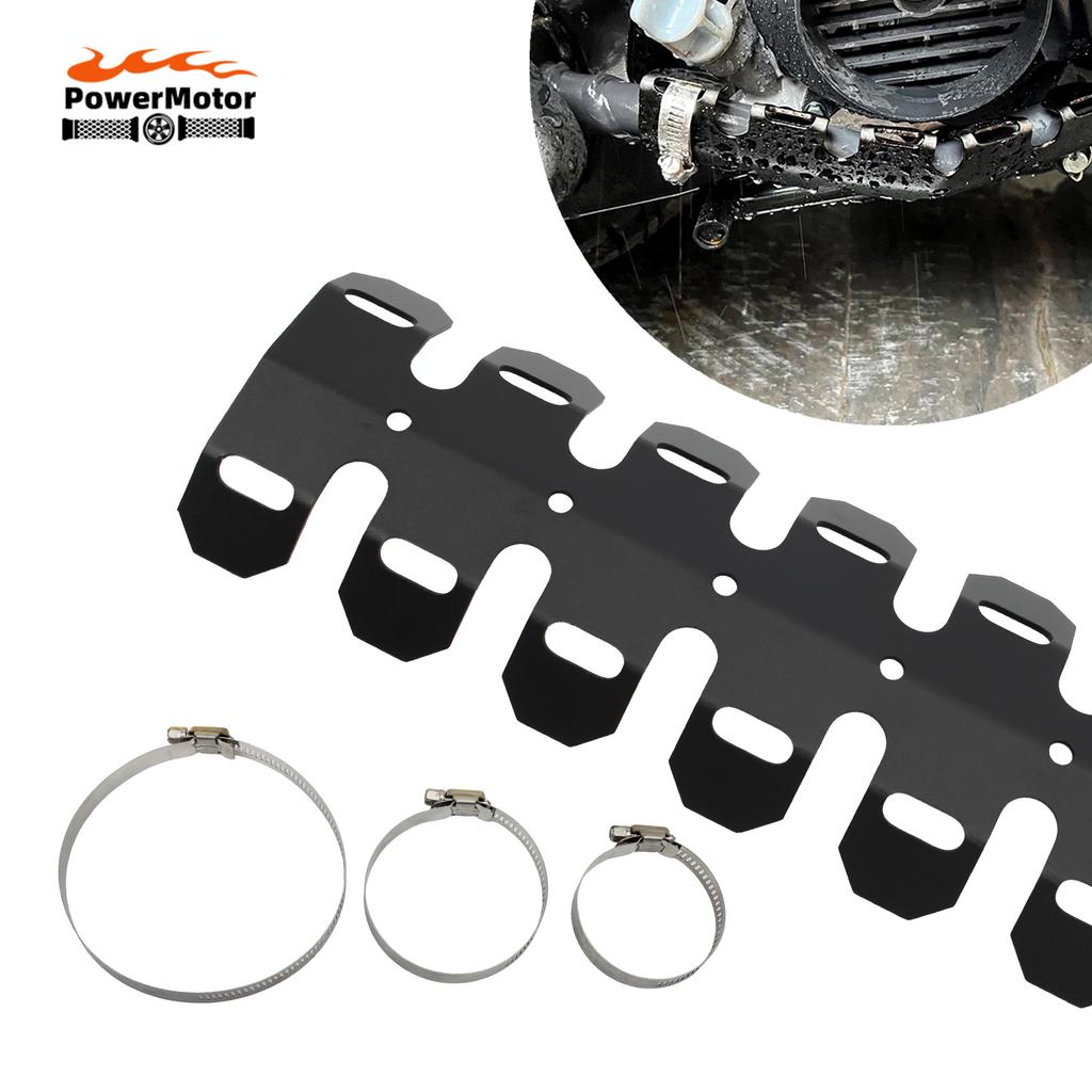 Motocross Exhaust Heat Shield For KTM Honda Kawasaki Yamaha Universal Exhaust Muffler Pipe Protection Accessories Enduro