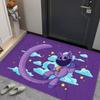 Cartoon S Smiling C Critters Door Mat Washable Non Slip Living Room Sofa Chairs Area Mat Kitchen Doormat Area Rug