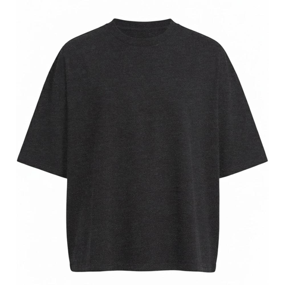 Awdis Mens Boxy Heavyweight Cropped T-Shirt