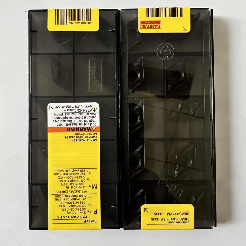 Original Sandvik / DNMG150408-PM 4335  / CNC lathe carbide blade 10 PCS