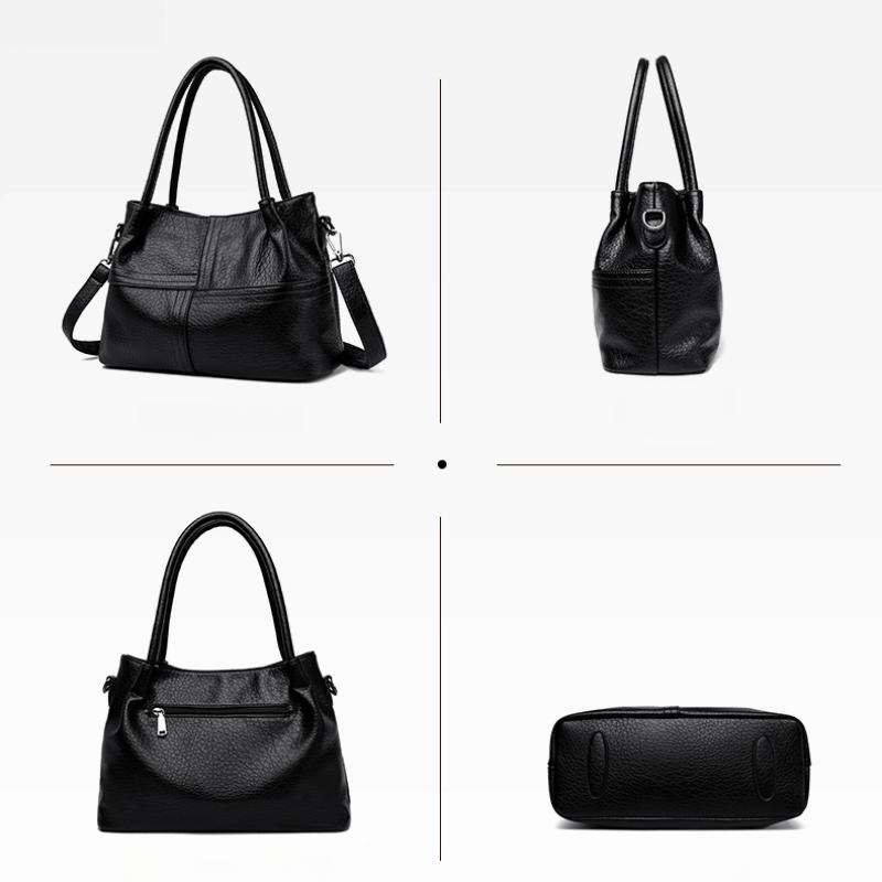 Women's High-end Messenger Bag Casual Simple Large-capacity Shoulder Bag Fashion Temperament Handbag