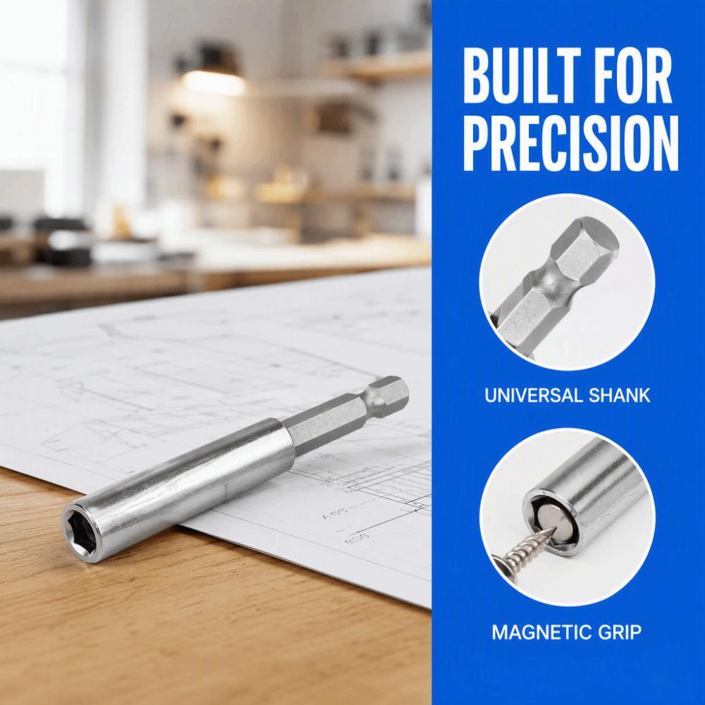 5PCS 1/4 Inch Hex Shank Magnetic Drill Bit Holder Drill Bit Extension Socket  Drilling Application