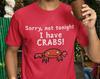 JAG HAR KRABBOR Prank T-shirt och barn t-shirt: Rolig Organisk Bomulls-T-shirt för svensexa