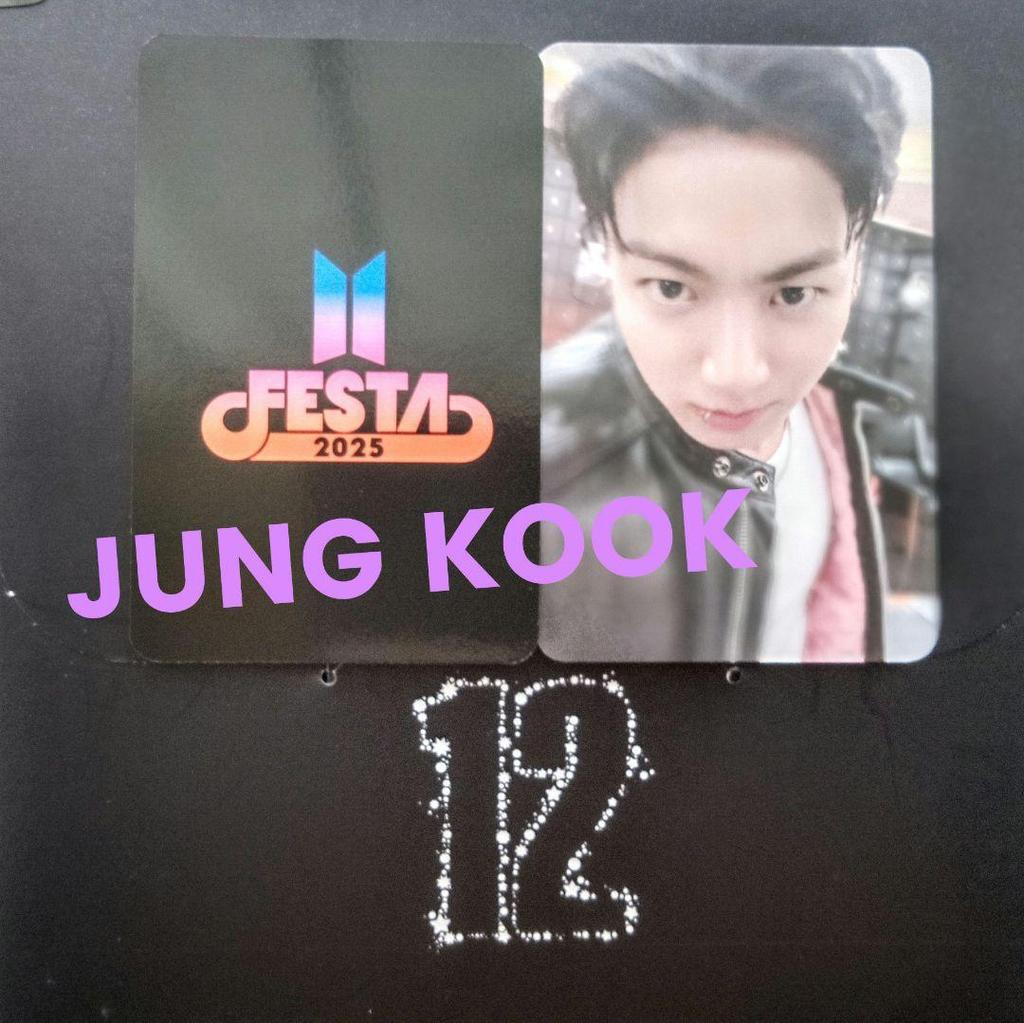 [USED] Jungkook Trading Card BTS FESTA2025 ARMY ZONE FC Exclusive Festa