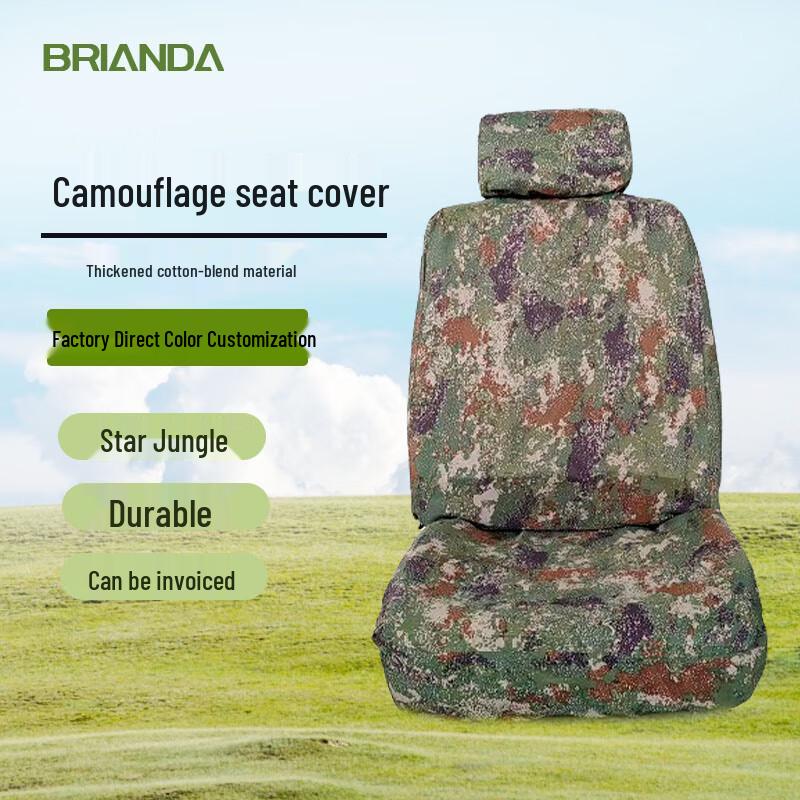 BRIANDA Car Seat Covers for BAIC Warrior CTL163/BJ2022