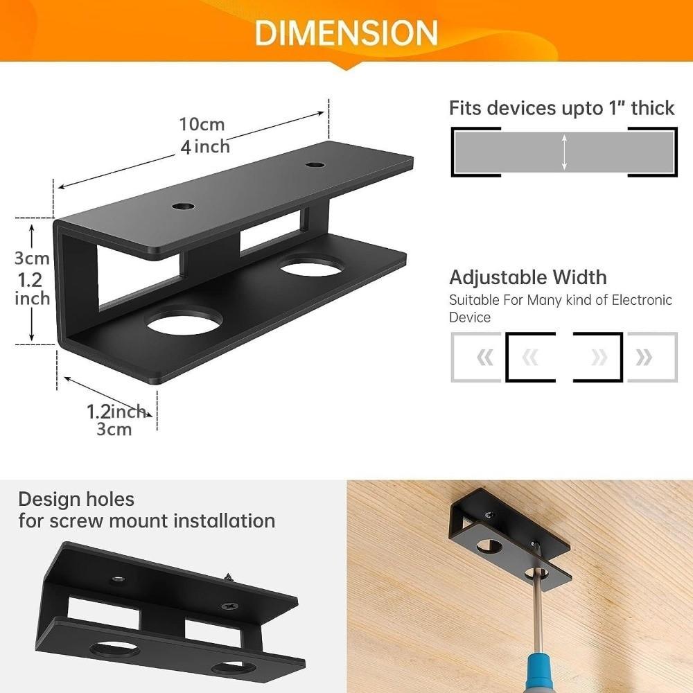 With Screw Metal Under Desk Laptop Mount Space Saving Screw Mounting Under Table Notebook Organizer Metal Frame