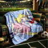 Pink Moon Puella Magi  Throws Blanket Flannel Blankets Plush for Couch Bed Gifts for Men Women Travel picnic blanket Christmas fan gifts