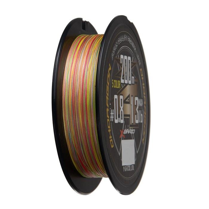 X-Braid Odragon X4 200m 1.2 18.5lb 5-Color