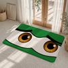 Worried Eyes Floor Mat Flannel Rug Non Slip Absorbent Soft Washable For Entryway Hallway Bathroom Kitchen Decor