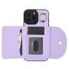 Applicable to iPhone16 mobile phone case, Samsung S24 ring card bag, anti-drop protective case, A55 lychee pattern insert card leather case.