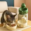 Non-slip Dog Food Bowl Anti Overturning Anti-tipping Bowl Ceramic Cat Bowl  For Cats Dogs