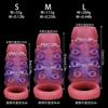 Octopus Shape Hollow Penis Sleeve Soft Silicone Wearable Penis Extender for Men