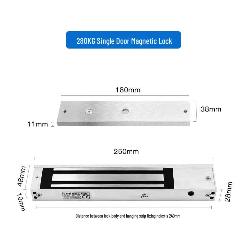 GEPAD Intelligent Access Control Magnetic Lock CN Plug (adapter Included)