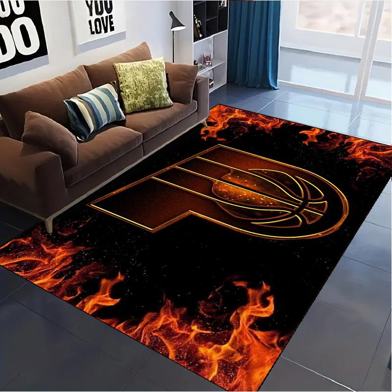 Indiana Pacers Carpet Rug for Living Room Bedroom Home Sofa Decoration,Kids Play Non-slip Floor Mat