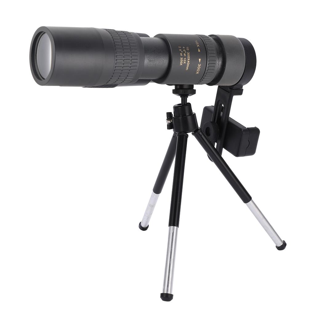 10?300X40 Telescope 21mm High Magnification Single Tube Telescope Waterproof and Portable Night