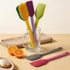 Heat-Resistant Silicone Spatula for Baking and Cooking Includes Butter Mixer and Cake Scraper Utensil Set