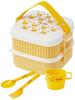 Skater Large Bento Pikachu and Made In Box, Two-Tier, Pokémon Design, 1.25L, Japan, P25-A