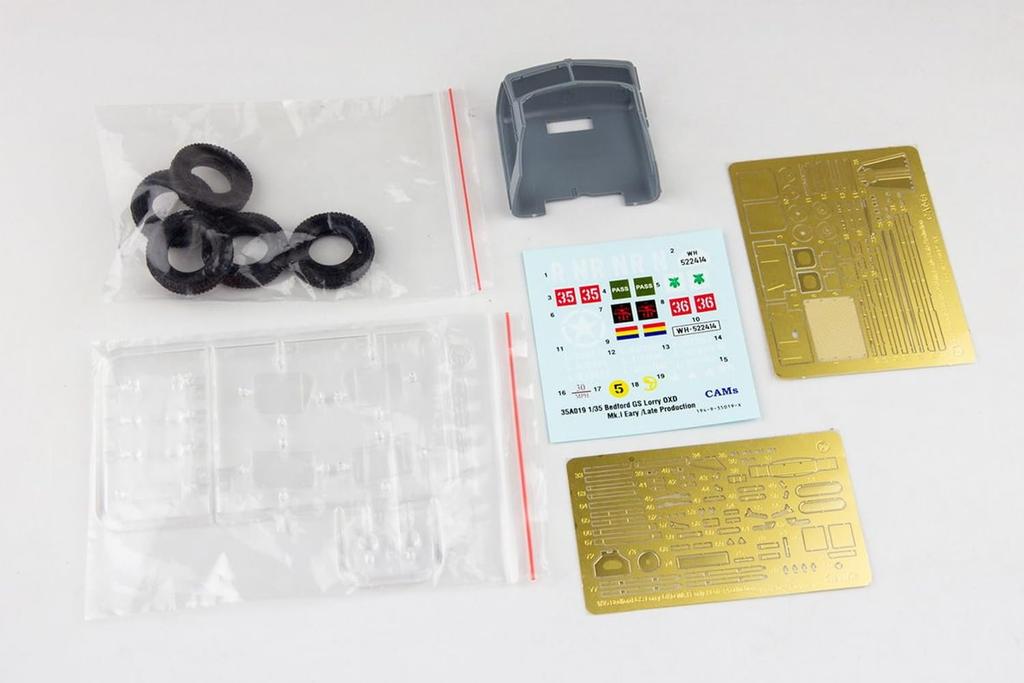 CAMS Bedford Truck with Interior Plastic Model Kit CCA35019 1/35 GS-OXD Mk.I (Military Vehicle)