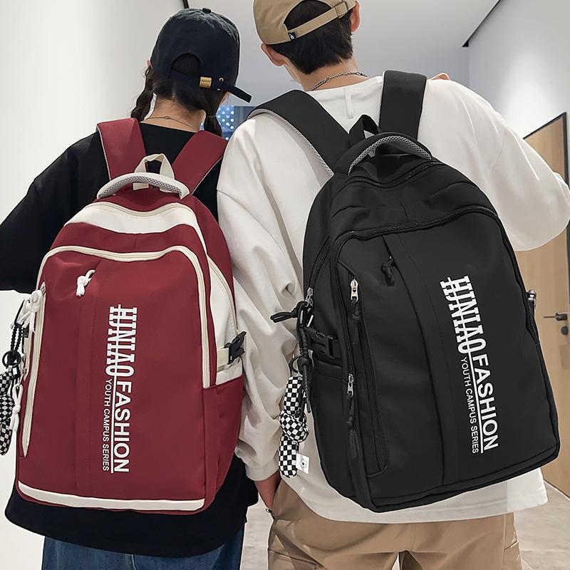 Children Elementary School Students Junior High School Girls Burgundy Middle School Students College Boy Backpack