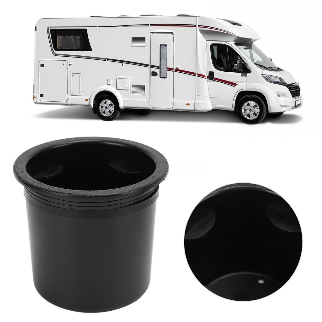 2 Anti-Vibration Drink Cup Holder Inserts for 73mm Boat, RV, Trailer, Patio Accessories, Stable and Safe Beverage Placement