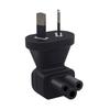 AU 2Pin To IEC320C5 Cloverleaf Tail Power Adapter Plug Australia 2 Pin Conversion Plug JD20