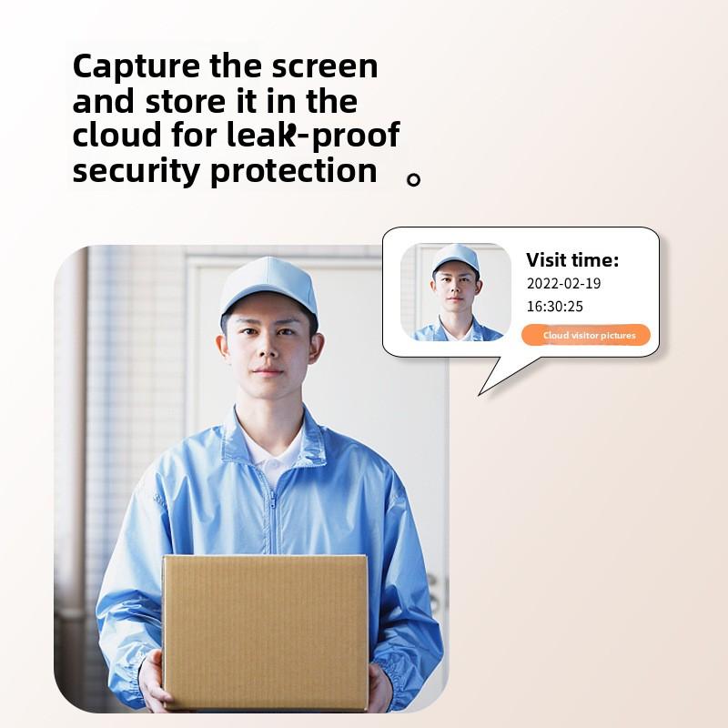 Inteligentní videovrátný D9, Univerzální dálkové ovládání zvonku, Video interkom pro domácí sledování, Zachycení ve vysokém rozlišení a noční vidění