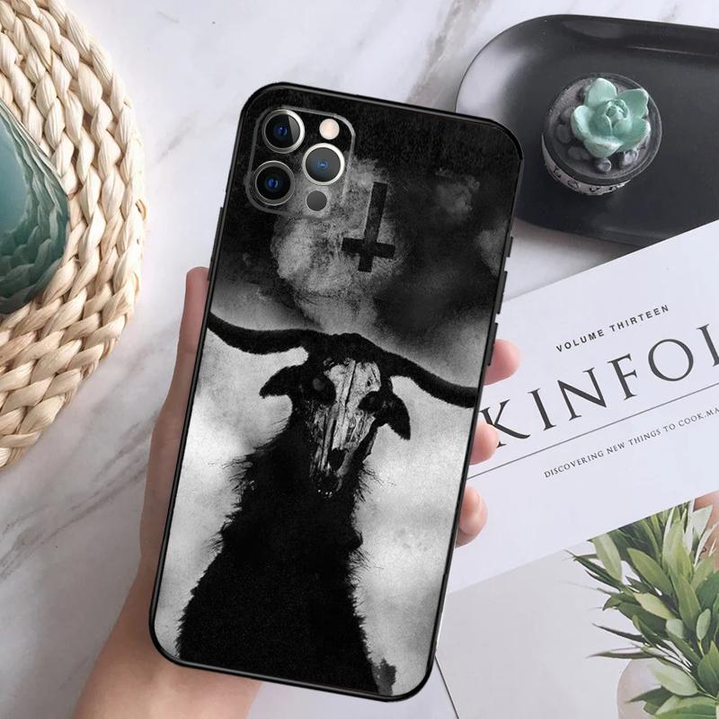 Devil Satan Dark Art Phone Case For iPhone 16 Pro 11 12 13 14 15 Pro Max Mini XS X XR 7 8 16 Plus Cover Coque