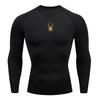 Men's Long-sleeved T-shirt Fitness T-shirt Fitness Sportswear Marvel Spider-Man Long-sleeved Sportswear Quick-drying T-shirt