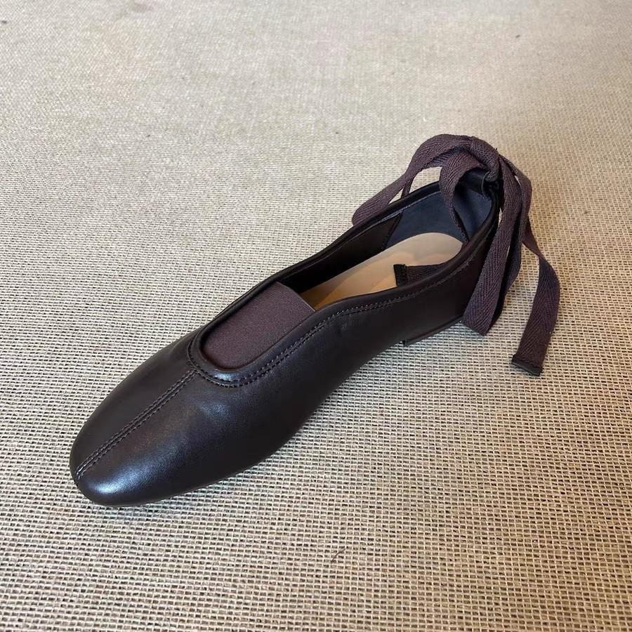 New elastic belt flat Mary Jane shoes for women's niche versatile shallow mouth single shoes for women