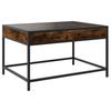 Infinity LED Coffee Table in Smoked Oak 70 x 50 x 41 cm
