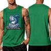 Men's Funny Animal Print Sleeveless Tank Top Loose Fit Breathable for Summer Workout Casual Streetwear