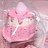 Cream Strawberry Pudding Squishy Toy Silicone Slow Rebound Stress Relief Fidget Toy For Kids Adults Anxiety Relief