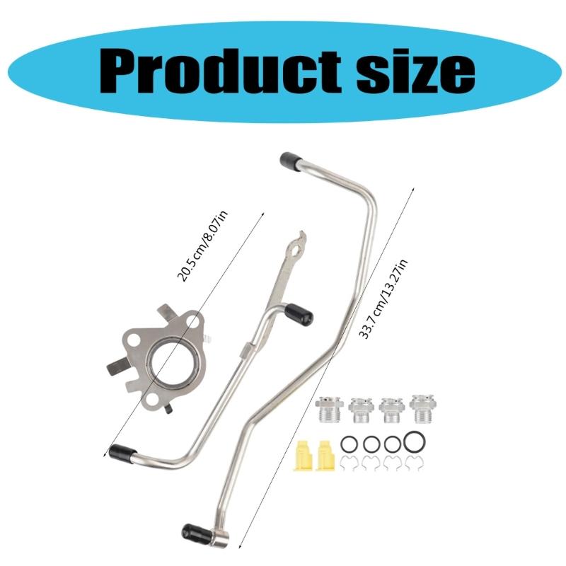 Upgrades Turbos Cooling Set Turbos Cooling Assembly Replaces BL3Z6A968B Engine Efficiency Boosts Simple Installs for Car