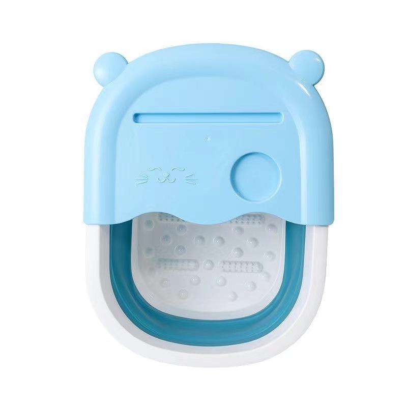 

1 шт. Складна ванночка для ніг з вбудованим масажером - Велика розслаблююча ванна для замочування, Не потребує електроенергії, Для домашньої ванної кімнати