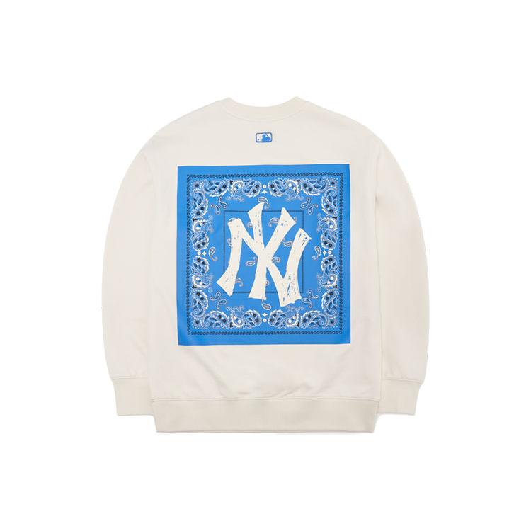 MLB Sweatshirt Fall Unisex White 3AMTI0121-50CRS XS